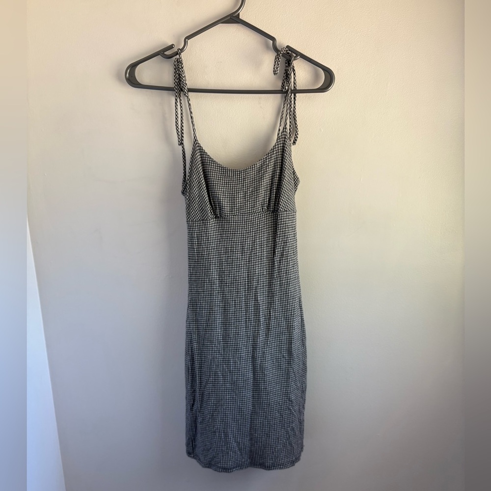 Audrey Monochrome Gingham Fabric